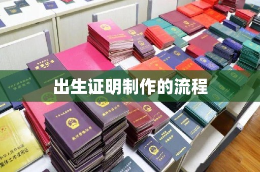 合作出生证明制作的流程